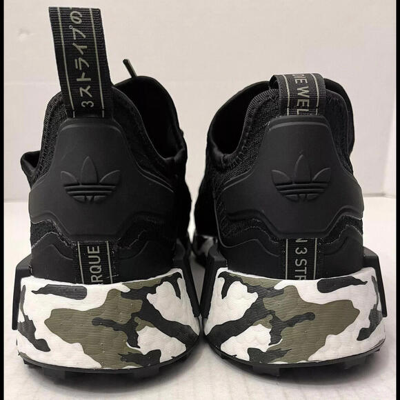 ADIDAS NMD_R1 TR/Trail ‘CAMO’ IE0521 Black/Olive Green IE0521 Mens Size 11.5 New - Picture 5 of 6